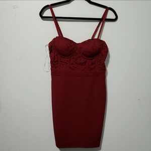 Maroon Dress